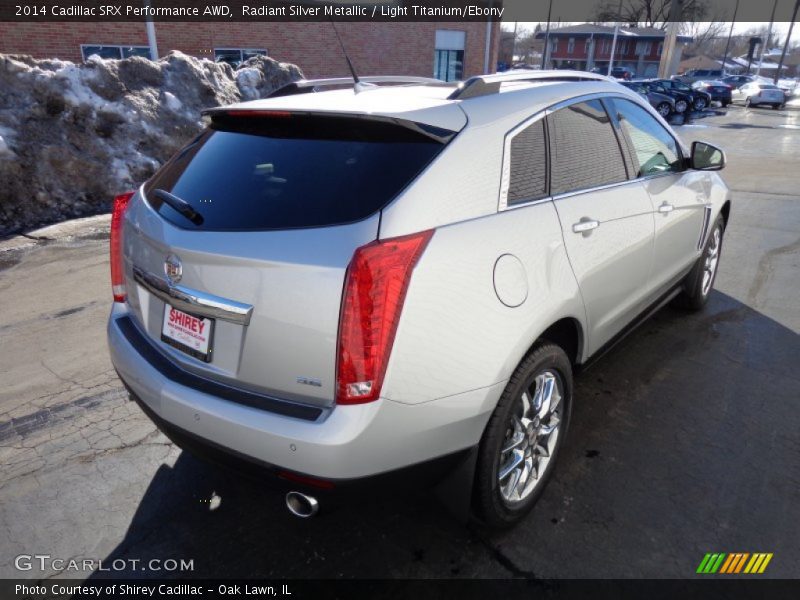 Radiant Silver Metallic / Light Titanium/Ebony 2014 Cadillac SRX Performance AWD