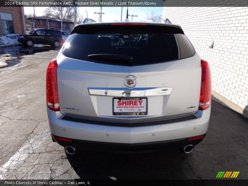 Radiant Silver Metallic / Light Titanium/Ebony 2014 Cadillac SRX Performance AWD