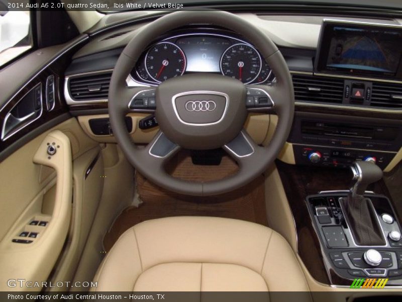 Ibis White / Velvet Beige 2014 Audi A6 2.0T quattro Sedan