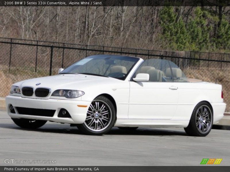 Alpine White / Sand 2006 BMW 3 Series 330i Convertible