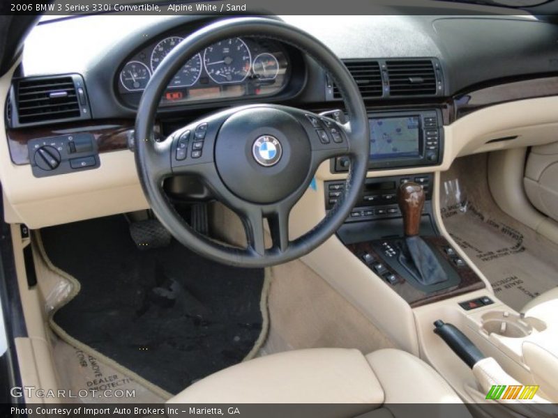 Alpine White / Sand 2006 BMW 3 Series 330i Convertible