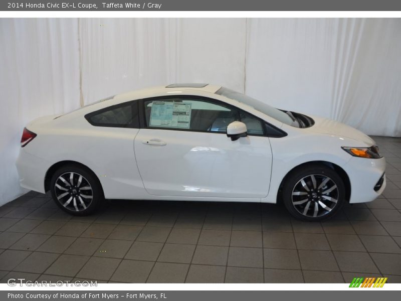  2014 Civic EX-L Coupe Taffeta White