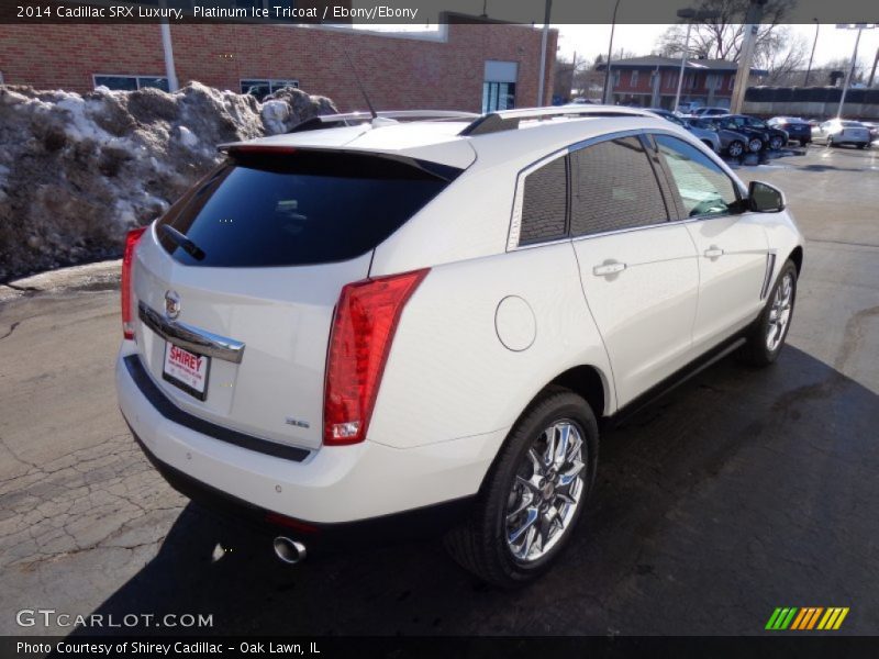 Platinum Ice Tricoat / Ebony/Ebony 2014 Cadillac SRX Luxury