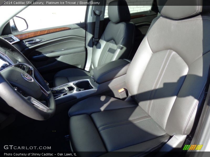 Platinum Ice Tricoat / Ebony/Ebony 2014 Cadillac SRX Luxury