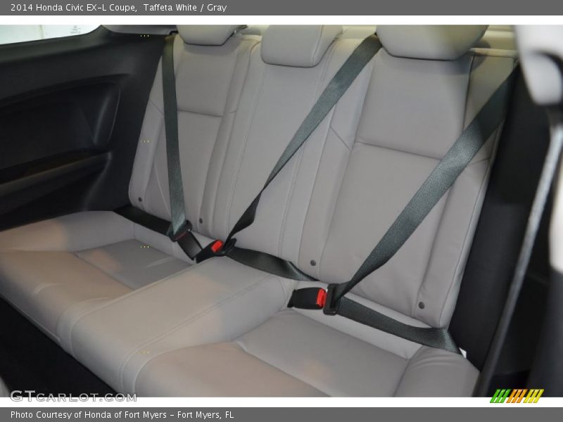 Rear Seat of 2014 Civic EX-L Coupe