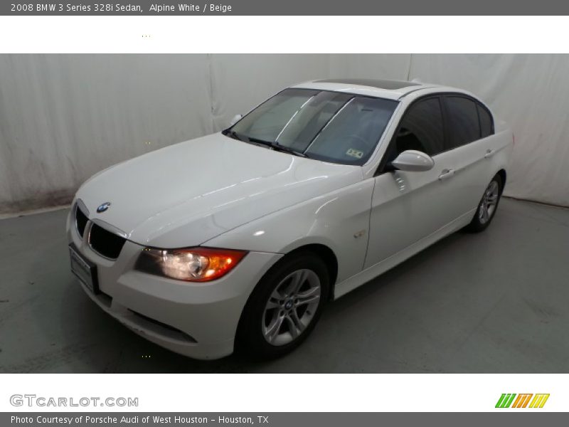 Alpine White / Beige 2008 BMW 3 Series 328i Sedan