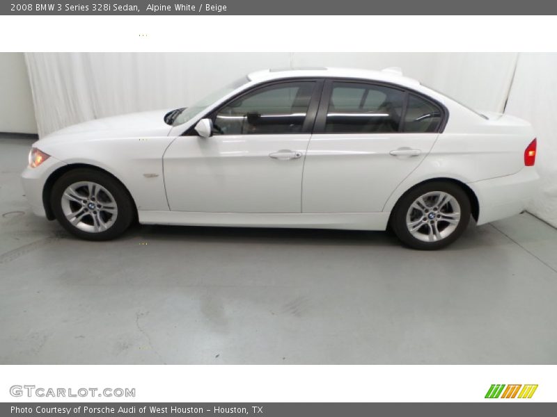 Alpine White / Beige 2008 BMW 3 Series 328i Sedan