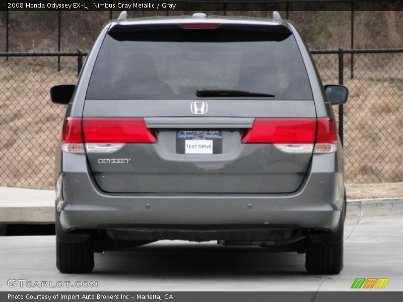 Nimbus Gray Metallic / Gray 2008 Honda Odyssey EX-L