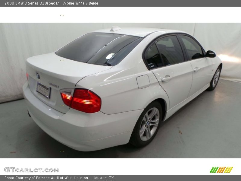 Alpine White / Beige 2008 BMW 3 Series 328i Sedan