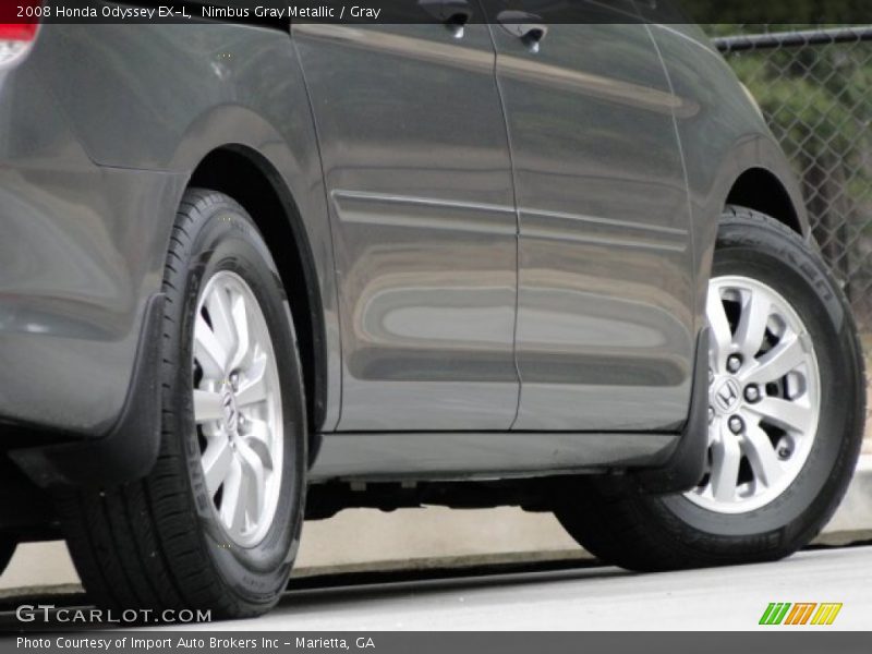 Nimbus Gray Metallic / Gray 2008 Honda Odyssey EX-L