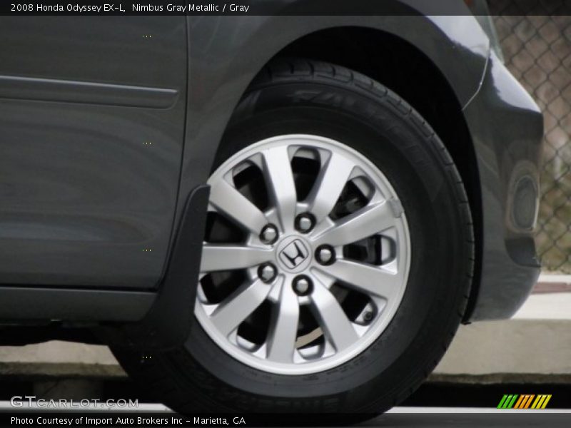 Nimbus Gray Metallic / Gray 2008 Honda Odyssey EX-L