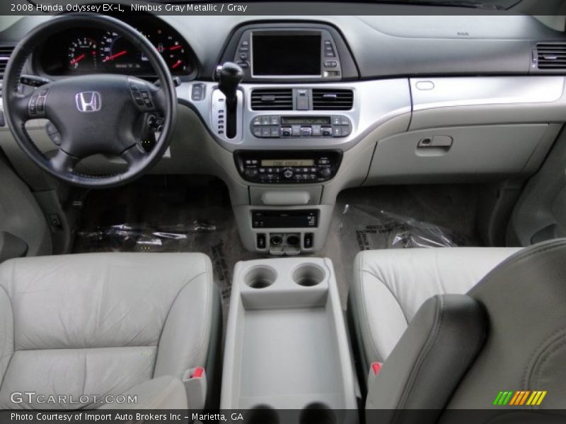 Nimbus Gray Metallic / Gray 2008 Honda Odyssey EX-L