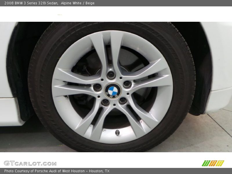 Alpine White / Beige 2008 BMW 3 Series 328i Sedan