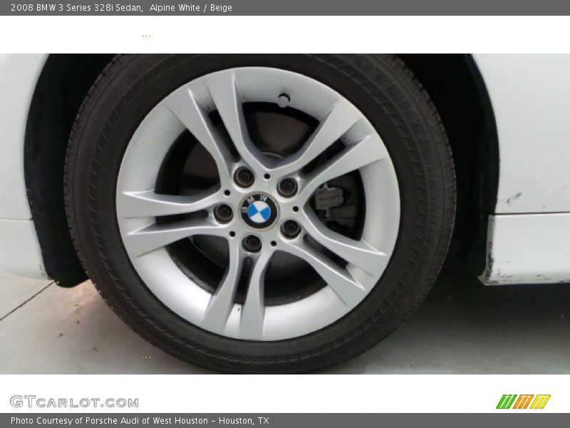 Alpine White / Beige 2008 BMW 3 Series 328i Sedan