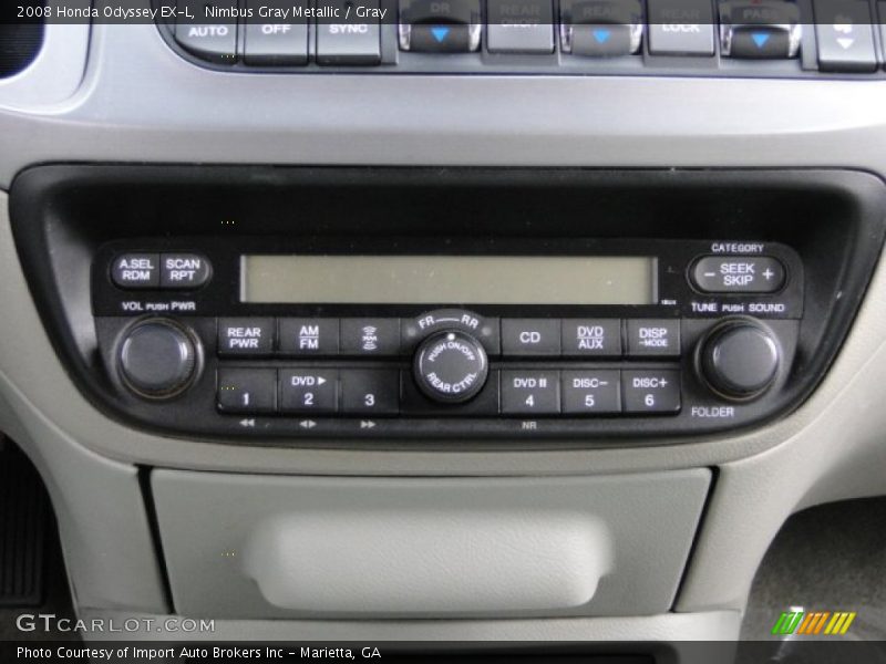Nimbus Gray Metallic / Gray 2008 Honda Odyssey EX-L