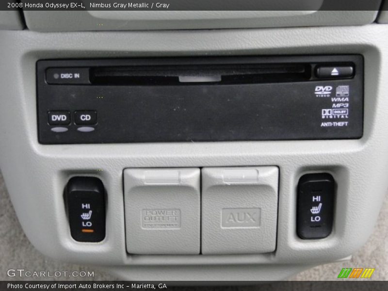 Nimbus Gray Metallic / Gray 2008 Honda Odyssey EX-L