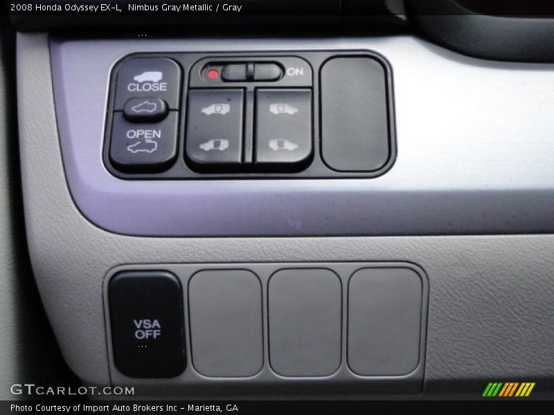 Nimbus Gray Metallic / Gray 2008 Honda Odyssey EX-L