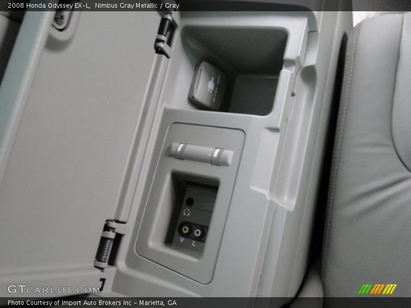 Nimbus Gray Metallic / Gray 2008 Honda Odyssey EX-L