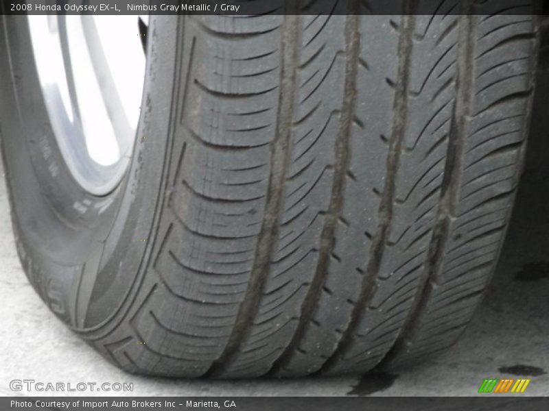 Nimbus Gray Metallic / Gray 2008 Honda Odyssey EX-L