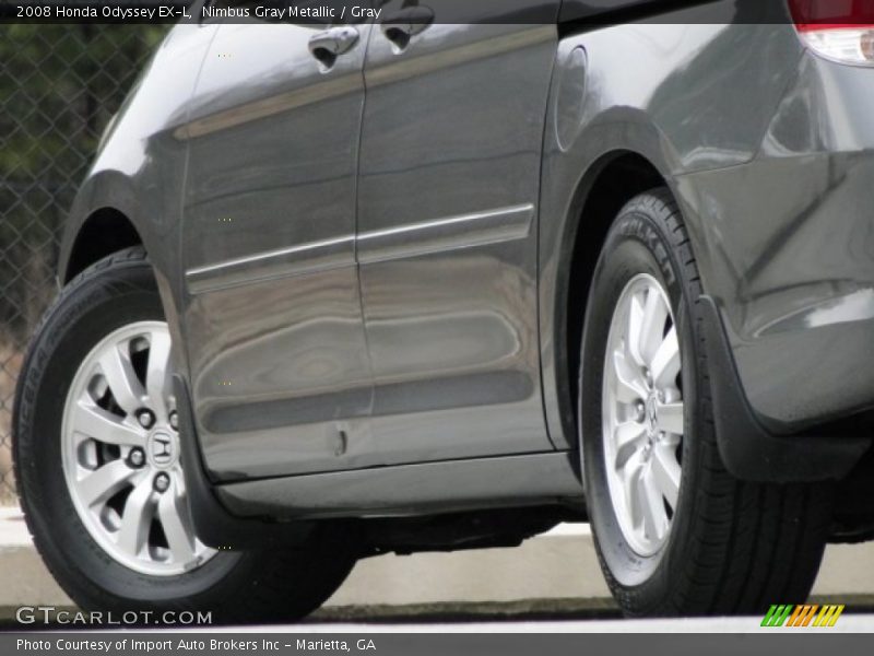 Nimbus Gray Metallic / Gray 2008 Honda Odyssey EX-L