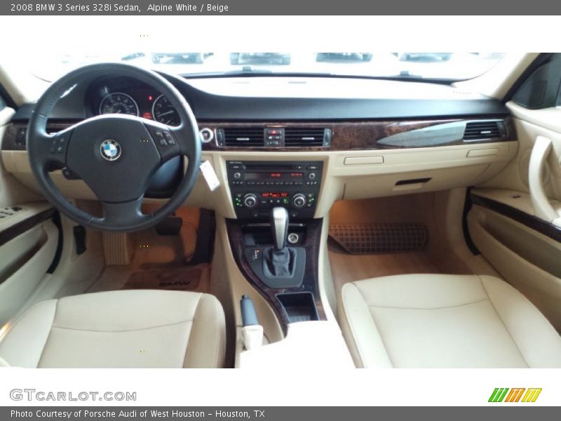 Alpine White / Beige 2008 BMW 3 Series 328i Sedan