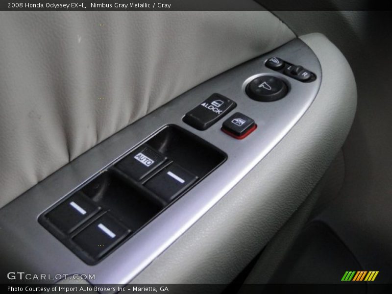 Nimbus Gray Metallic / Gray 2008 Honda Odyssey EX-L
