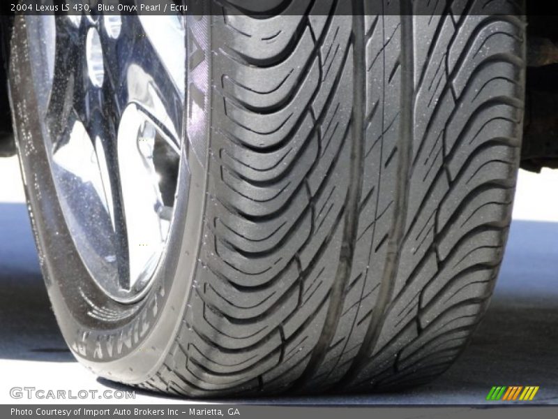 Blue Onyx Pearl / Ecru 2004 Lexus LS 430