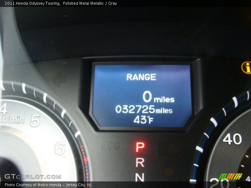 Polished Metal Metallic / Gray 2011 Honda Odyssey Touring