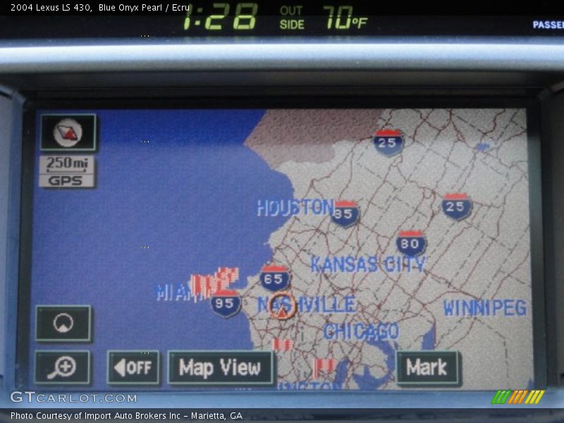 Navigation of 2004 LS 430
