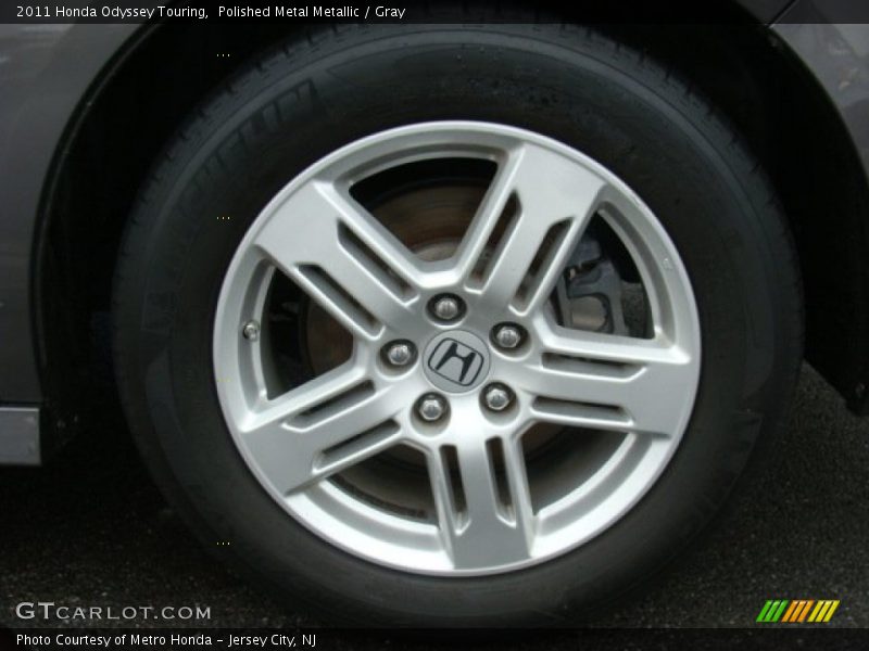 Polished Metal Metallic / Gray 2011 Honda Odyssey Touring