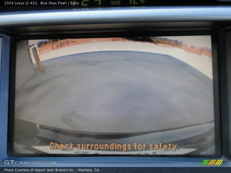 Blue Onyx Pearl / Ecru 2004 Lexus LS 430