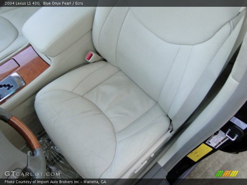 Blue Onyx Pearl / Ecru 2004 Lexus LS 430