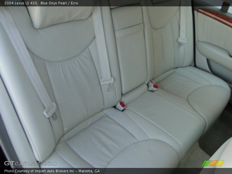 Blue Onyx Pearl / Ecru 2004 Lexus LS 430