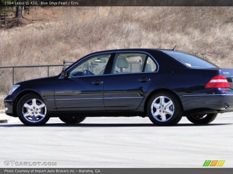 Blue Onyx Pearl / Ecru 2004 Lexus LS 430
