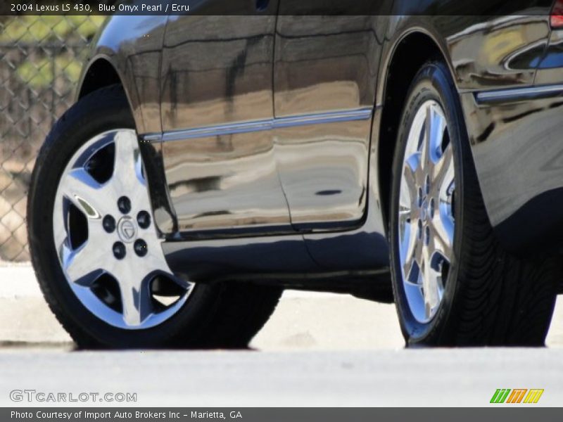 Blue Onyx Pearl / Ecru 2004 Lexus LS 430