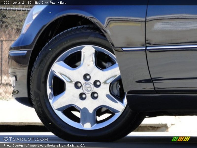 Blue Onyx Pearl / Ecru 2004 Lexus LS 430