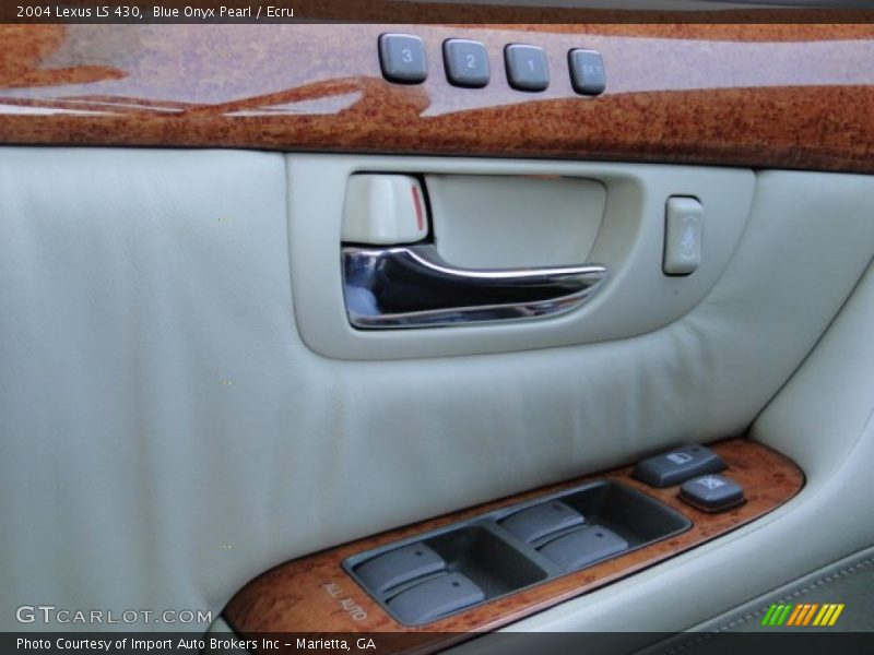 Blue Onyx Pearl / Ecru 2004 Lexus LS 430