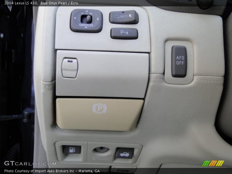 Blue Onyx Pearl / Ecru 2004 Lexus LS 430