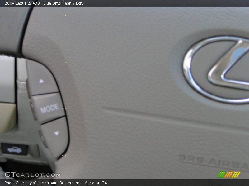 Blue Onyx Pearl / Ecru 2004 Lexus LS 430