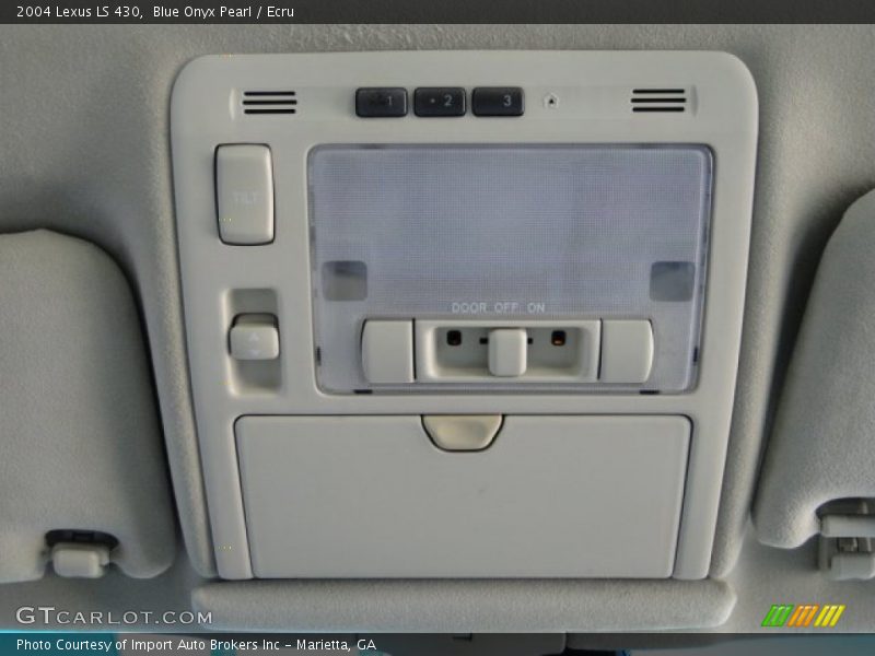 Blue Onyx Pearl / Ecru 2004 Lexus LS 430
