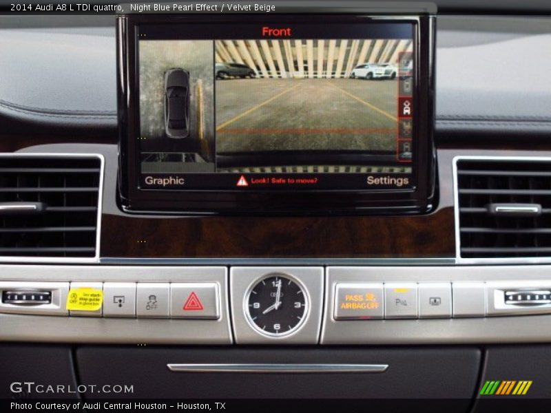 Night Blue Pearl Effect / Velvet Beige 2014 Audi A8 L TDI quattro