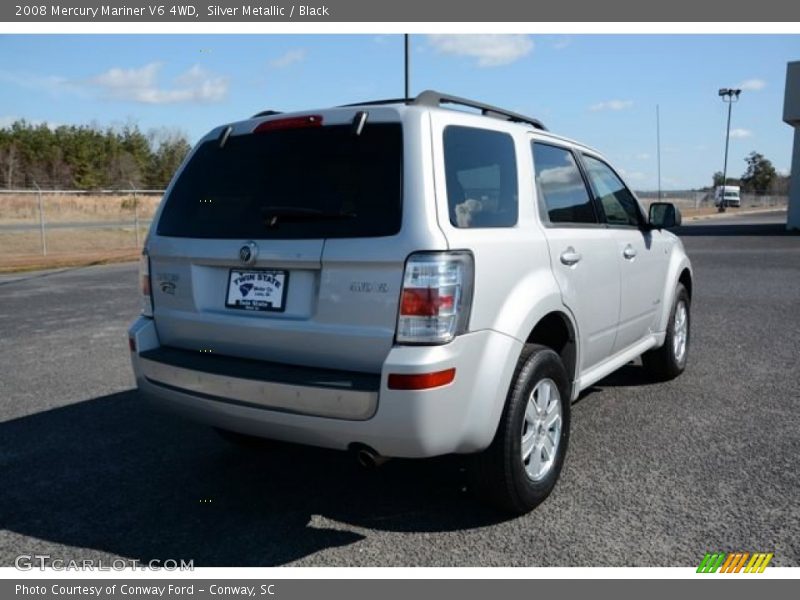 Silver Metallic / Black 2008 Mercury Mariner V6 4WD