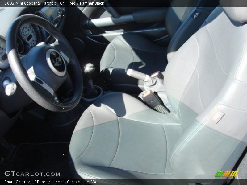 Chili Red / Panther Black 2003 Mini Cooper S Hardtop