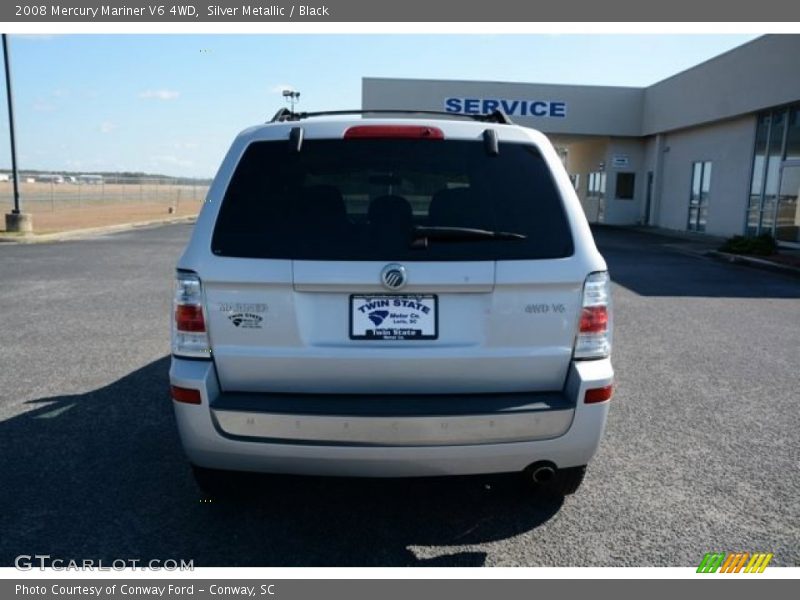 Silver Metallic / Black 2008 Mercury Mariner V6 4WD
