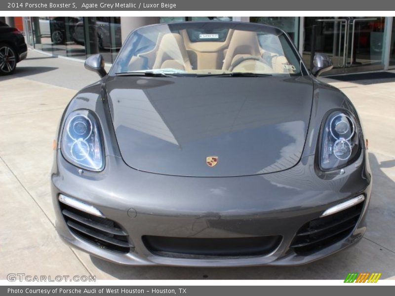 Agate Grey Metallic / Luxor Beige 2014 Porsche Boxster S