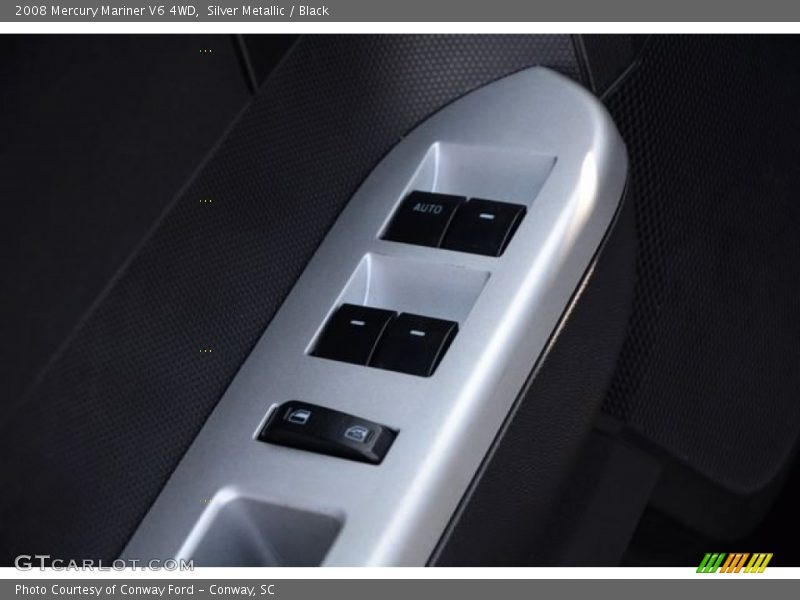 Silver Metallic / Black 2008 Mercury Mariner V6 4WD