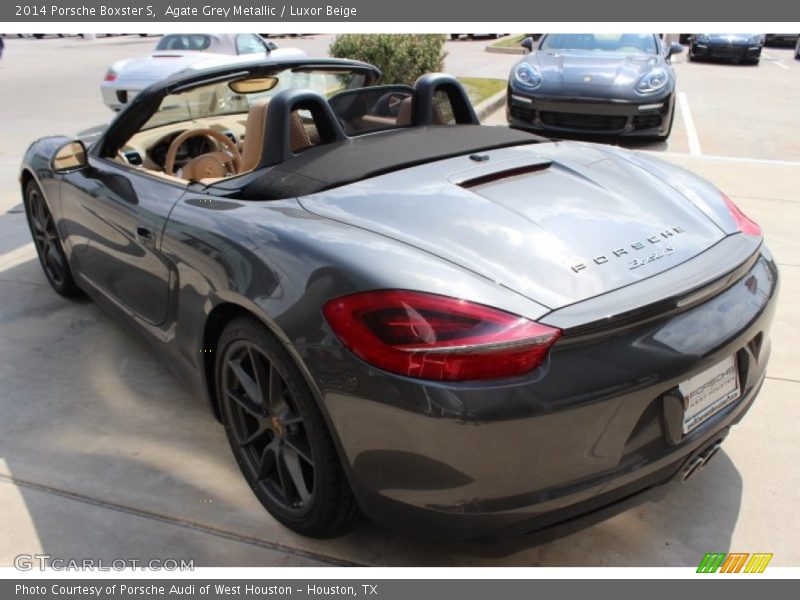 Agate Grey Metallic / Luxor Beige 2014 Porsche Boxster S