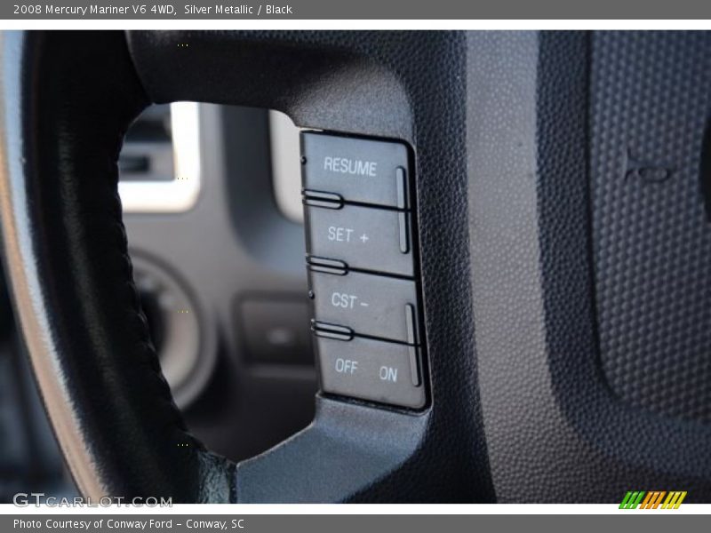 Silver Metallic / Black 2008 Mercury Mariner V6 4WD