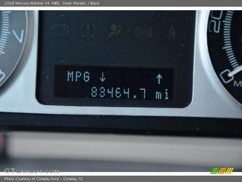 Silver Metallic / Black 2008 Mercury Mariner V6 4WD