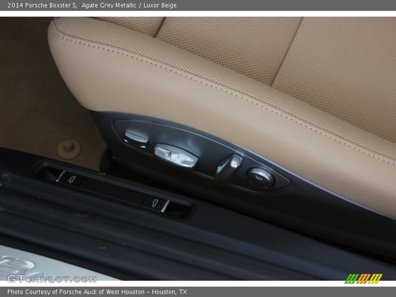 Agate Grey Metallic / Luxor Beige 2014 Porsche Boxster S